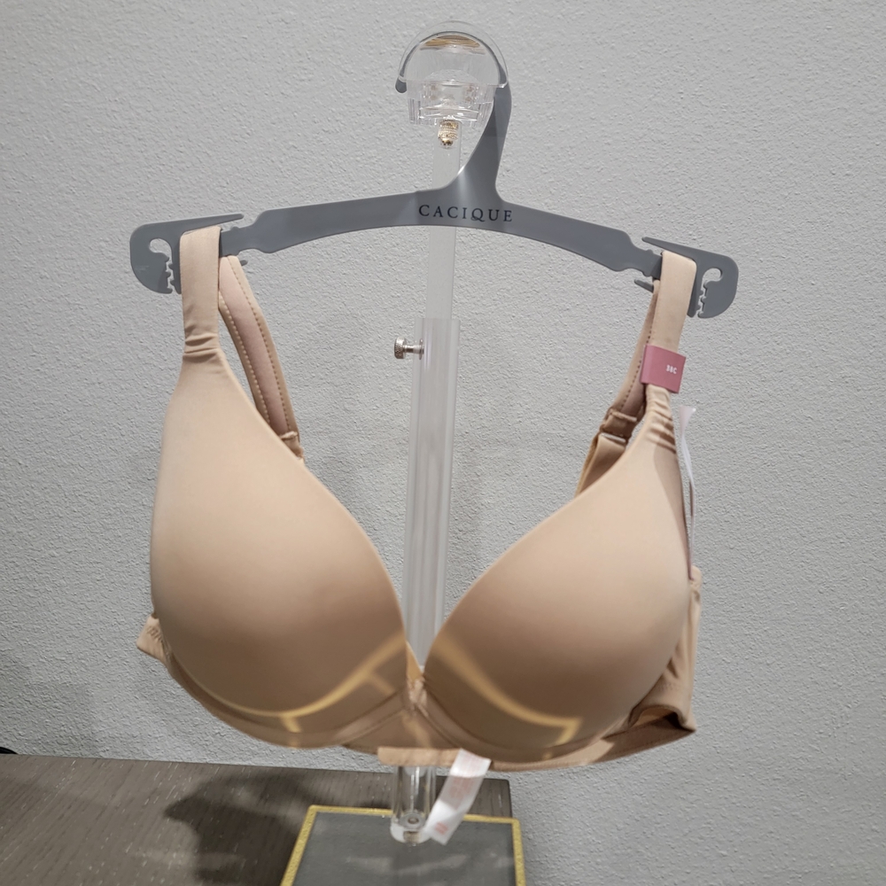 NOT FOR SALE Cacique Beige Lightly Padded T-Shirt Bra